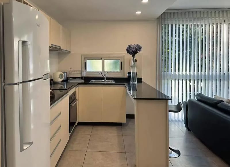 Stylish 1BR w/ AC & Mountain Views
