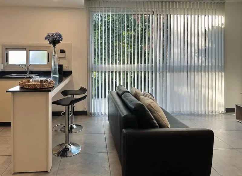 Stylish 1BR w/ AC & Mountain Views
