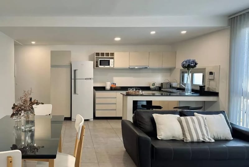 Stylish 1BR w/ AC & Mountain Views