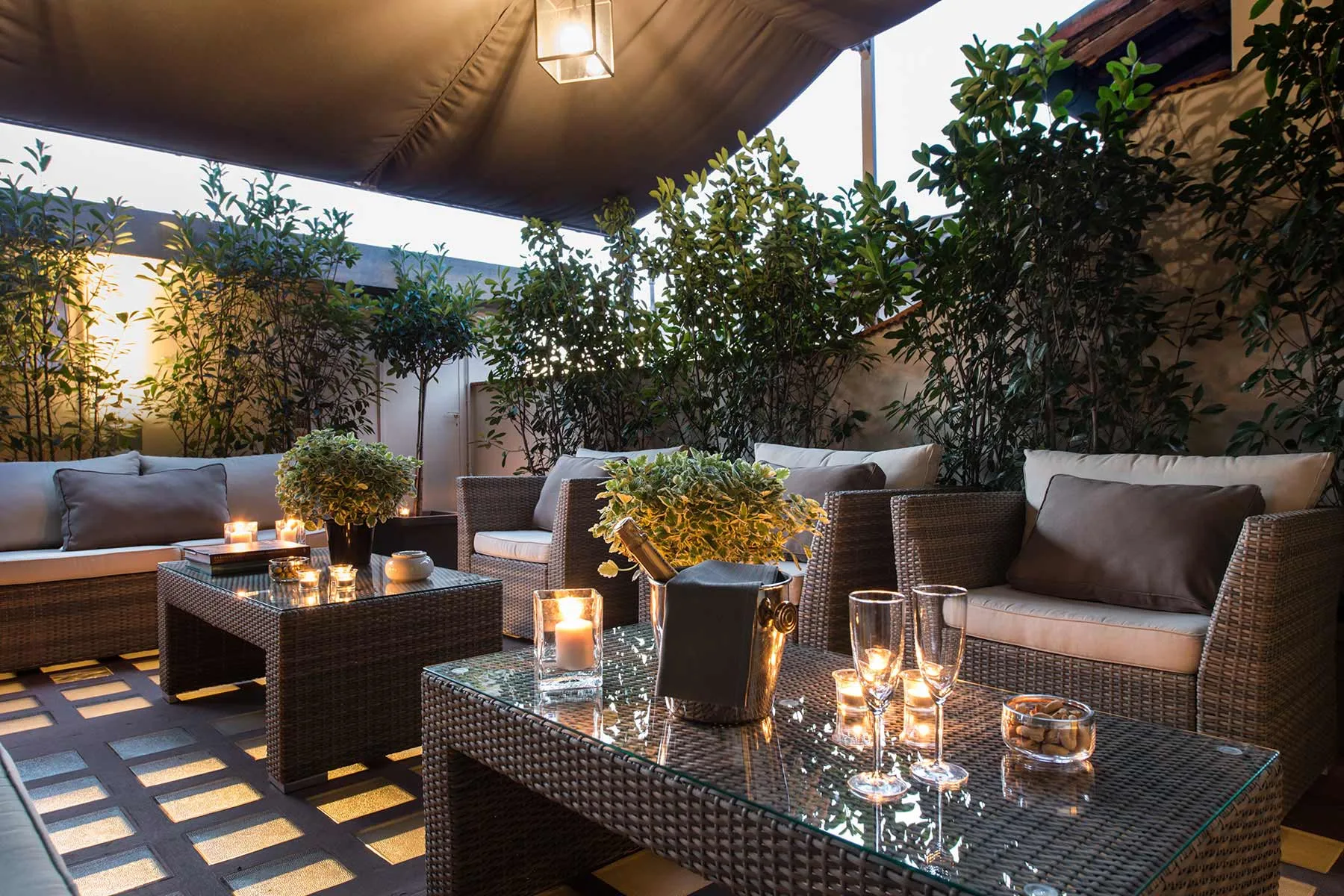 Roof terrace