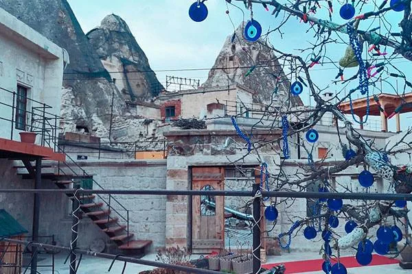 Cappadocia cave hotel concept