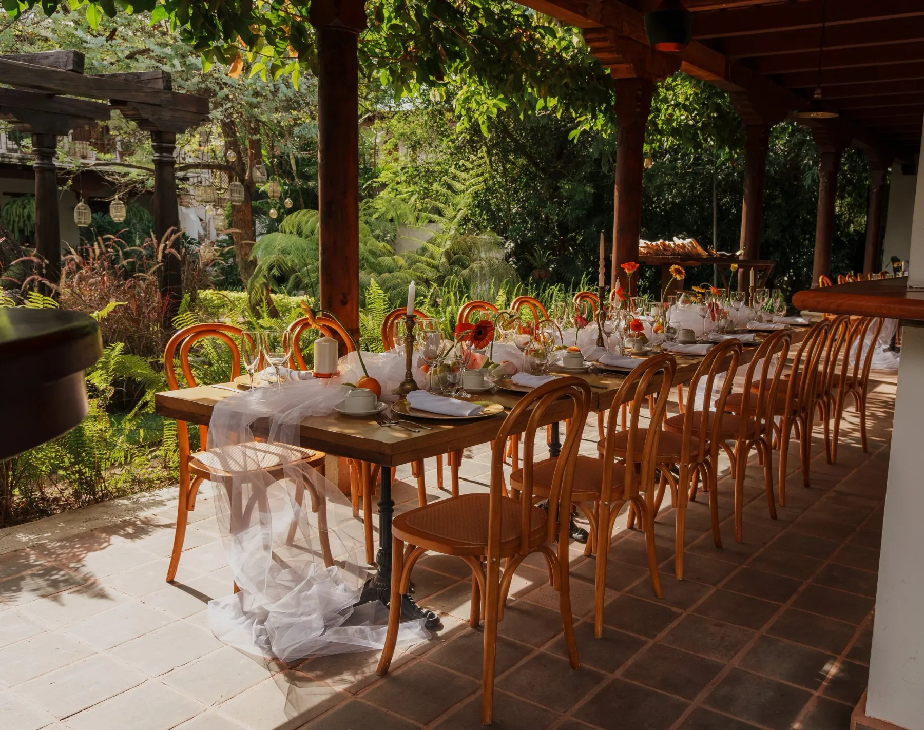 Event space at Cacique Real Hotel.