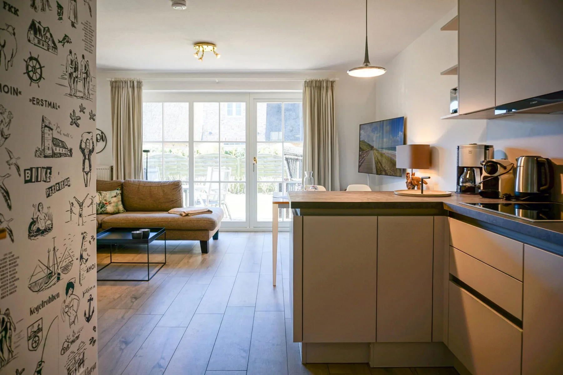 Zentral gelegene Ferienwohnung, nur 200 Meter vom Wenningstedter Hauptstrand