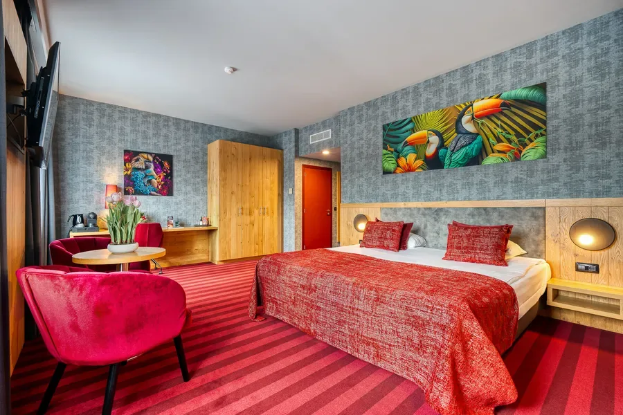 Standard double room with desk and minibar