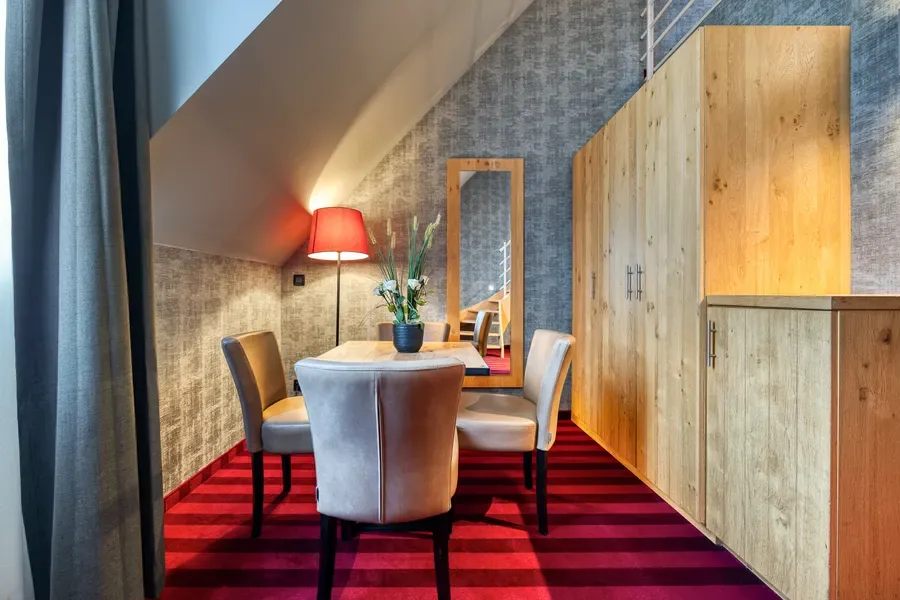 Dining area in the family room