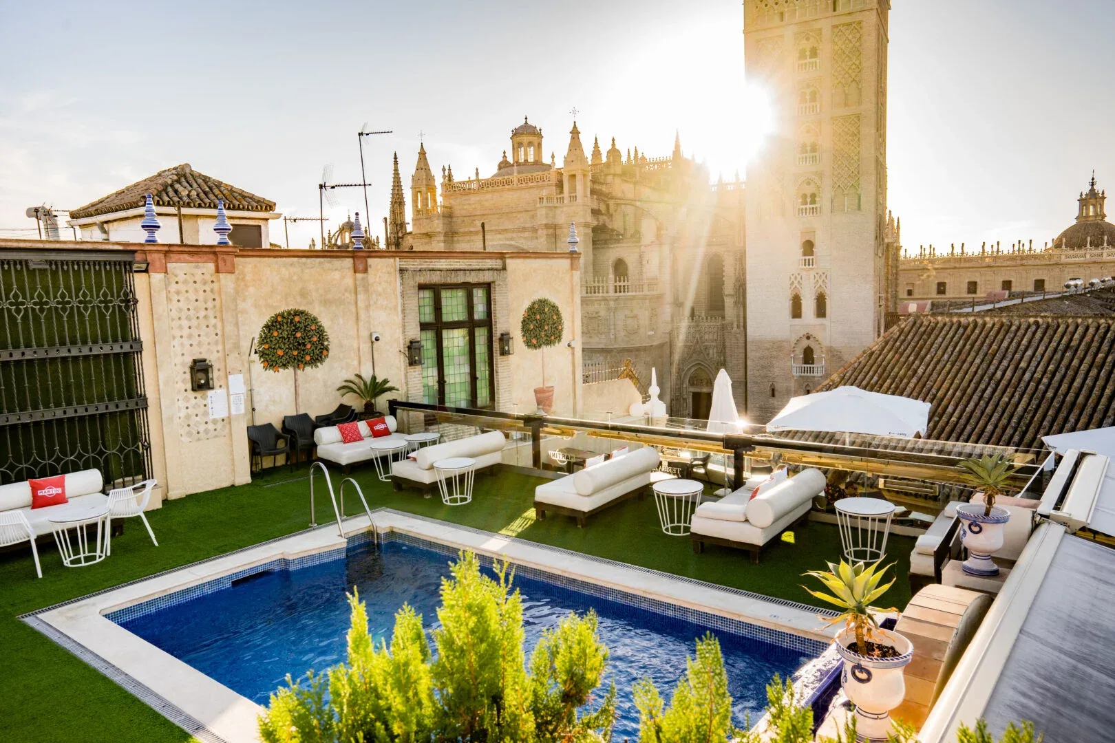 Hotel terrace