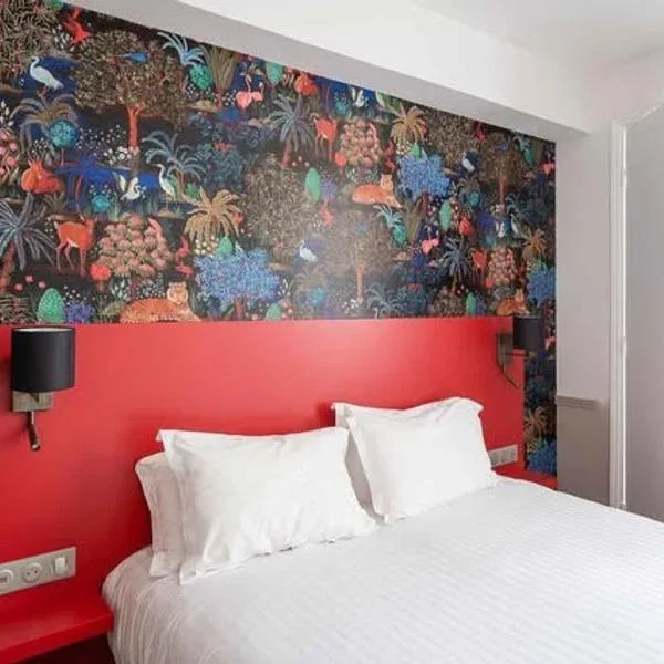 Decoración de la habitación del hotel