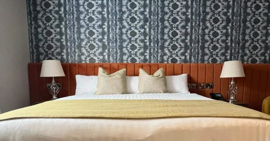 Hotel double bed