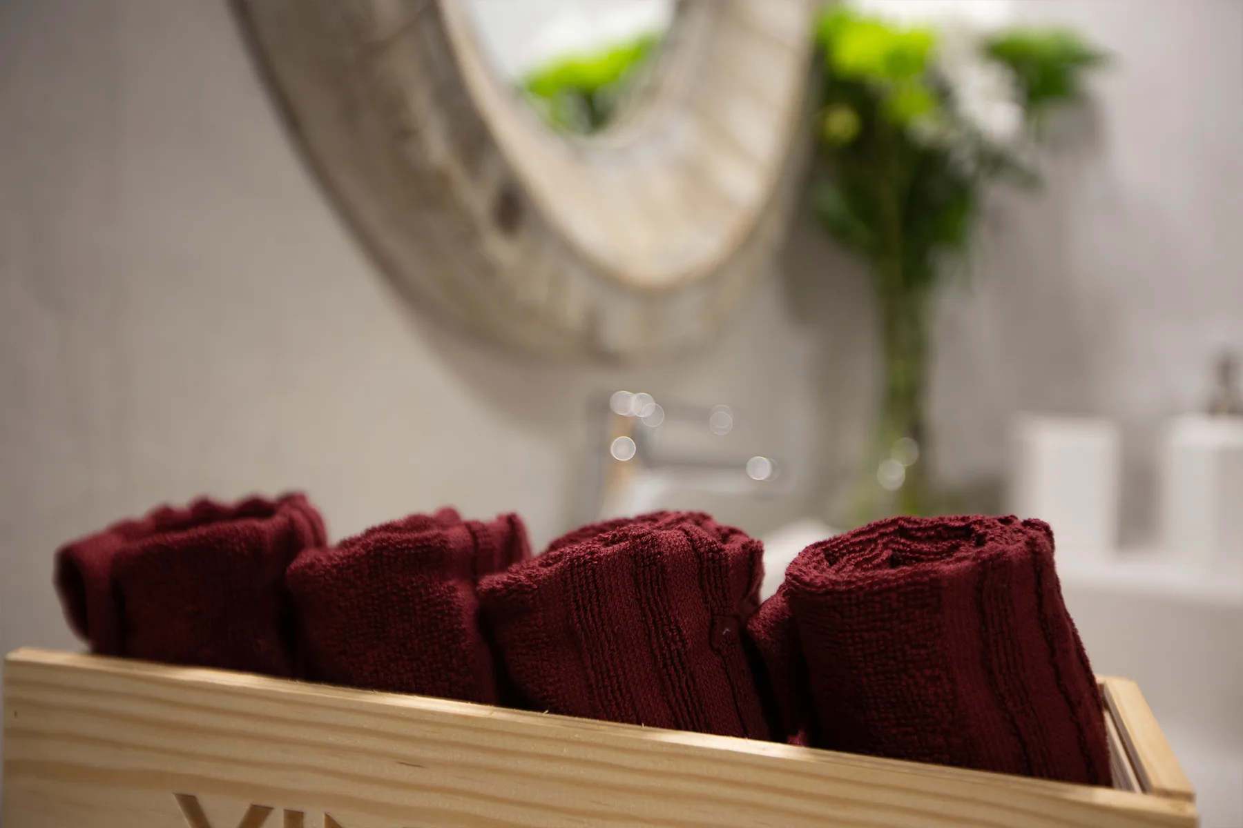 Toallas de la Suite Deluxe con entrepiso