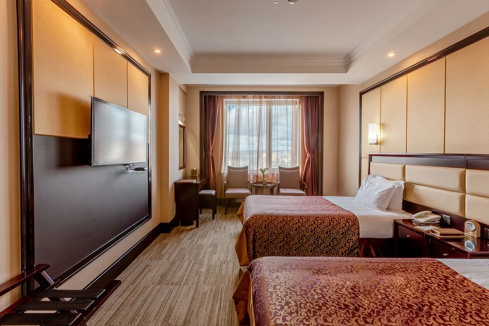 Hotel room interior