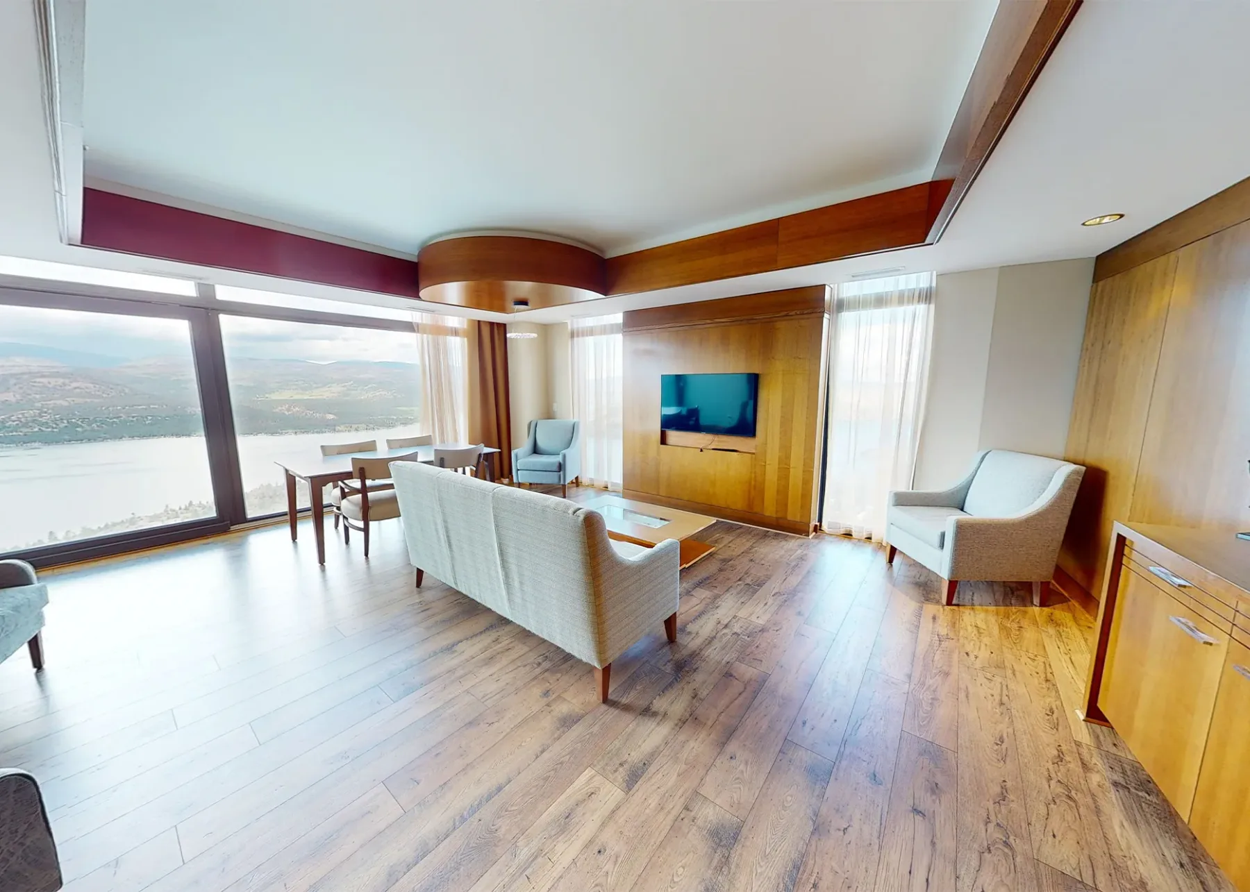 Interior del penthouse