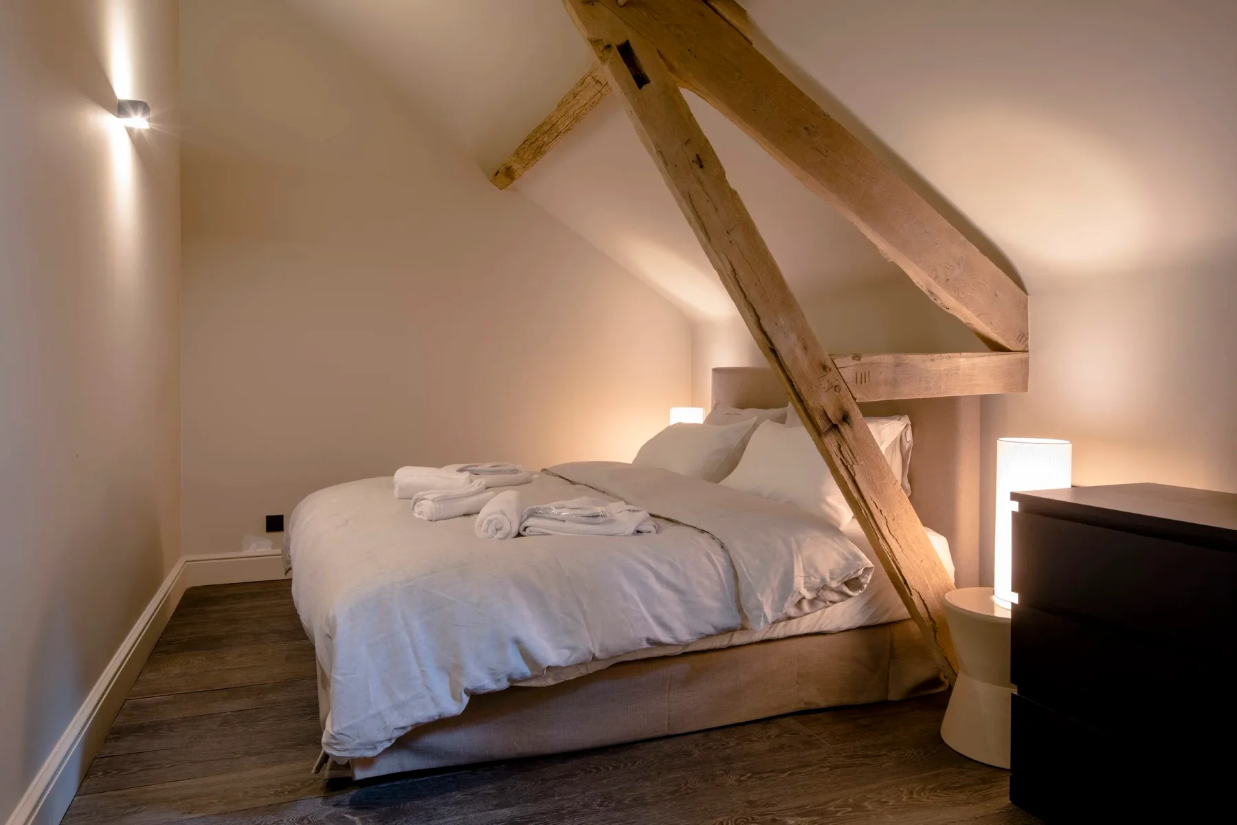 Dormitorio de la casa de campo