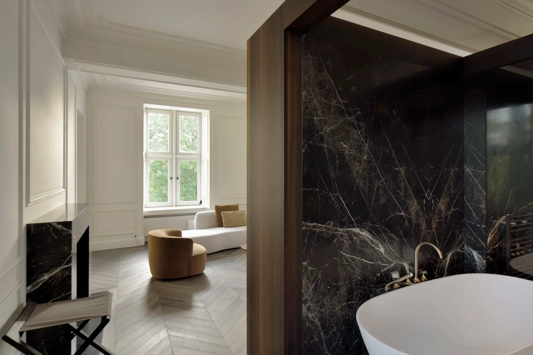 Habitación del Château de Mirwart