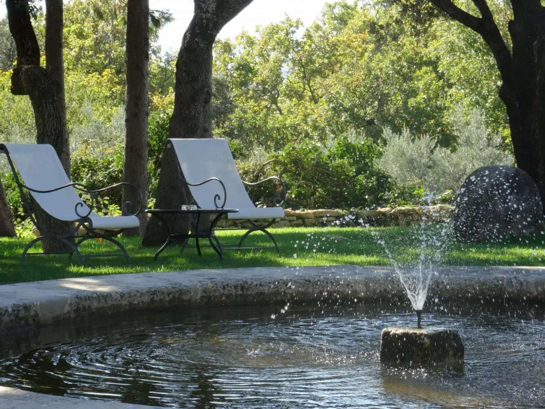Jardín del hotel