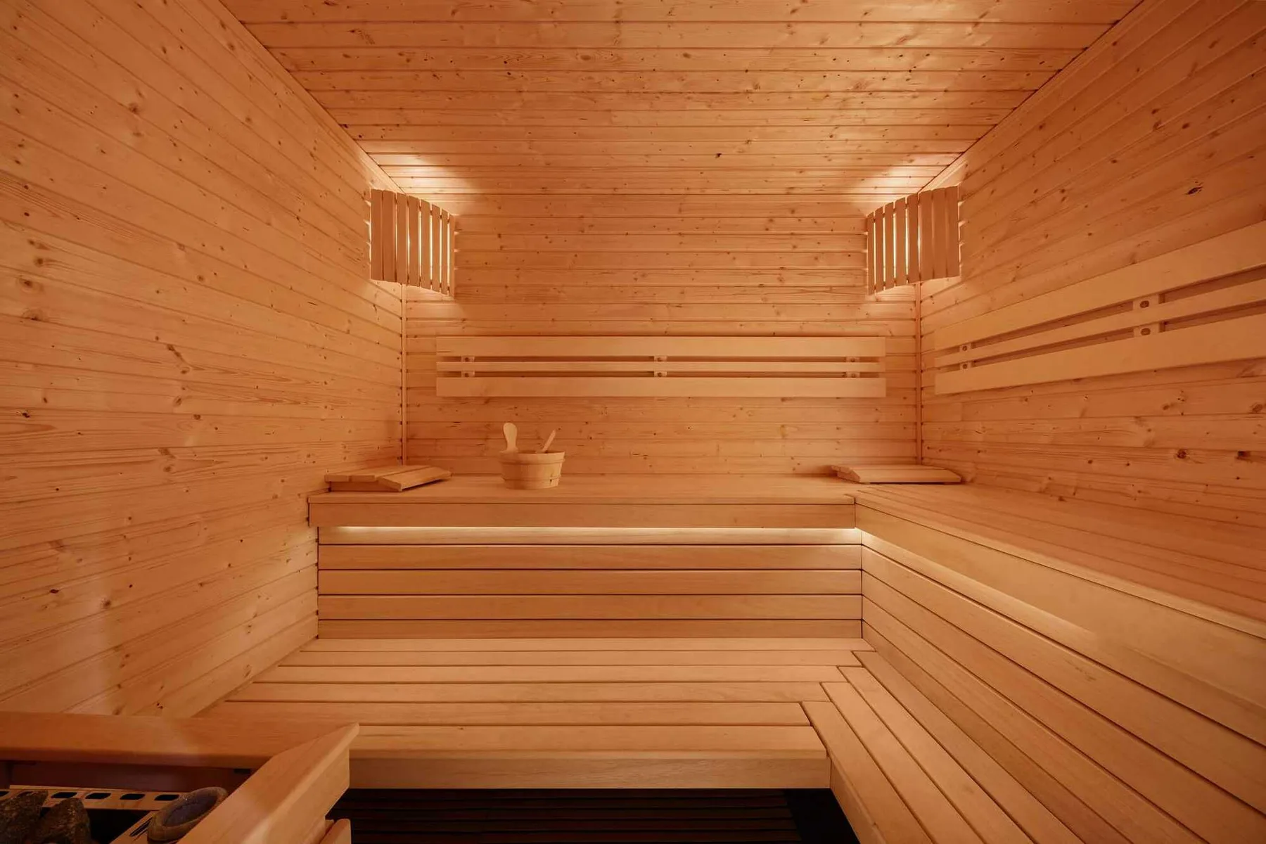 Wellness centre sauna