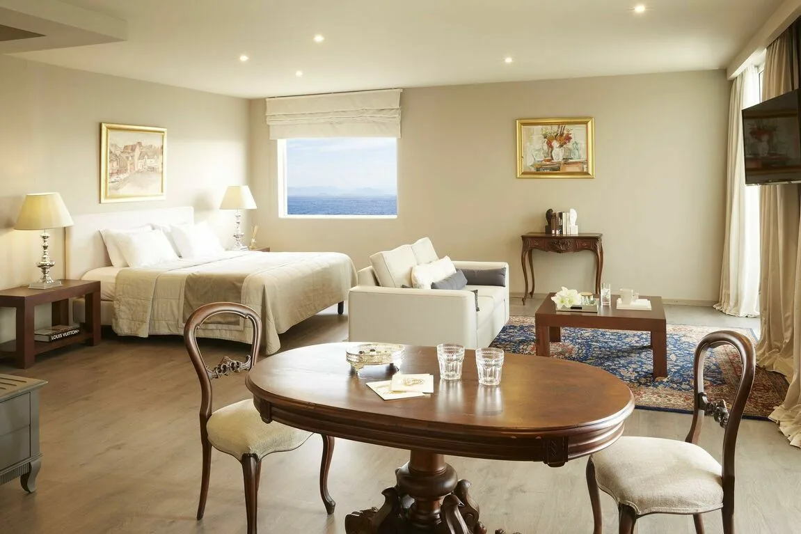 Foto de una suite de Mon Repos Palace