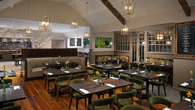Timmy Macs dining room.