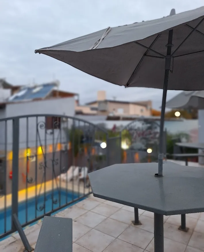 Terraza con parrilla