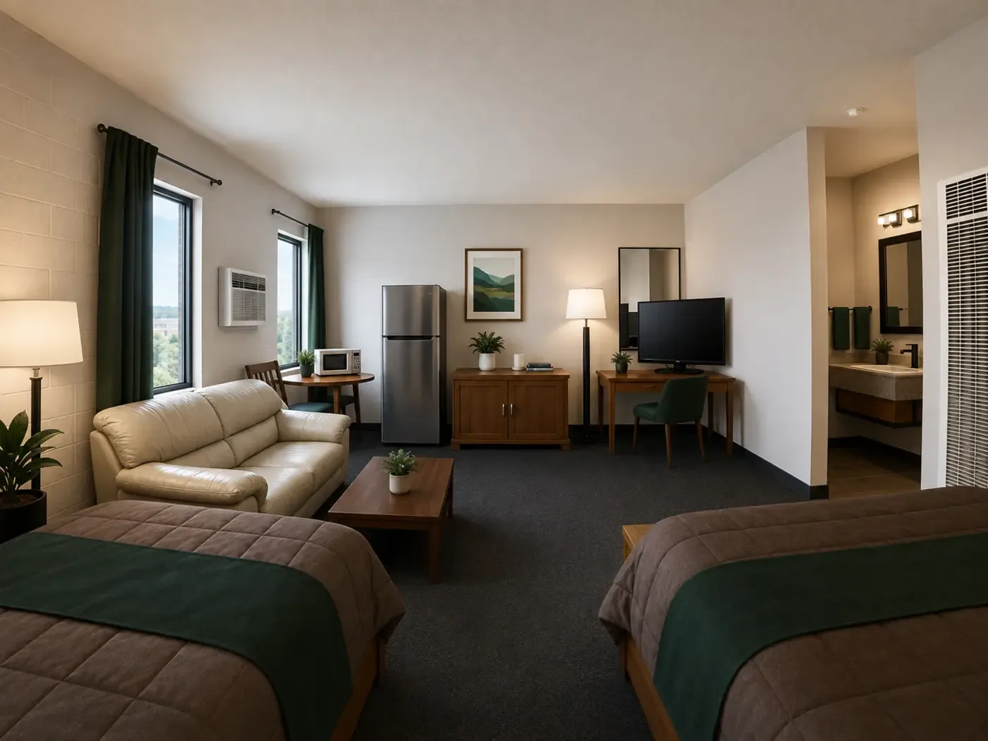Suite de dos dormitorios en el Rycroft Hotel