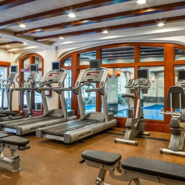 Fitness centre with cardio equipment