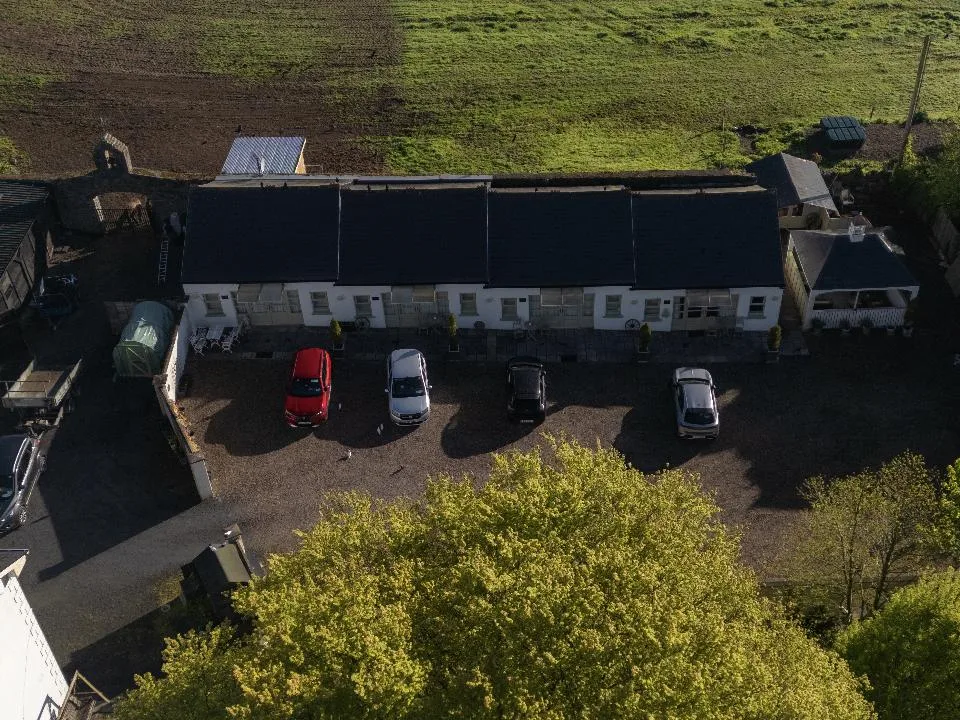 Aerial view of the Carriage Houses
