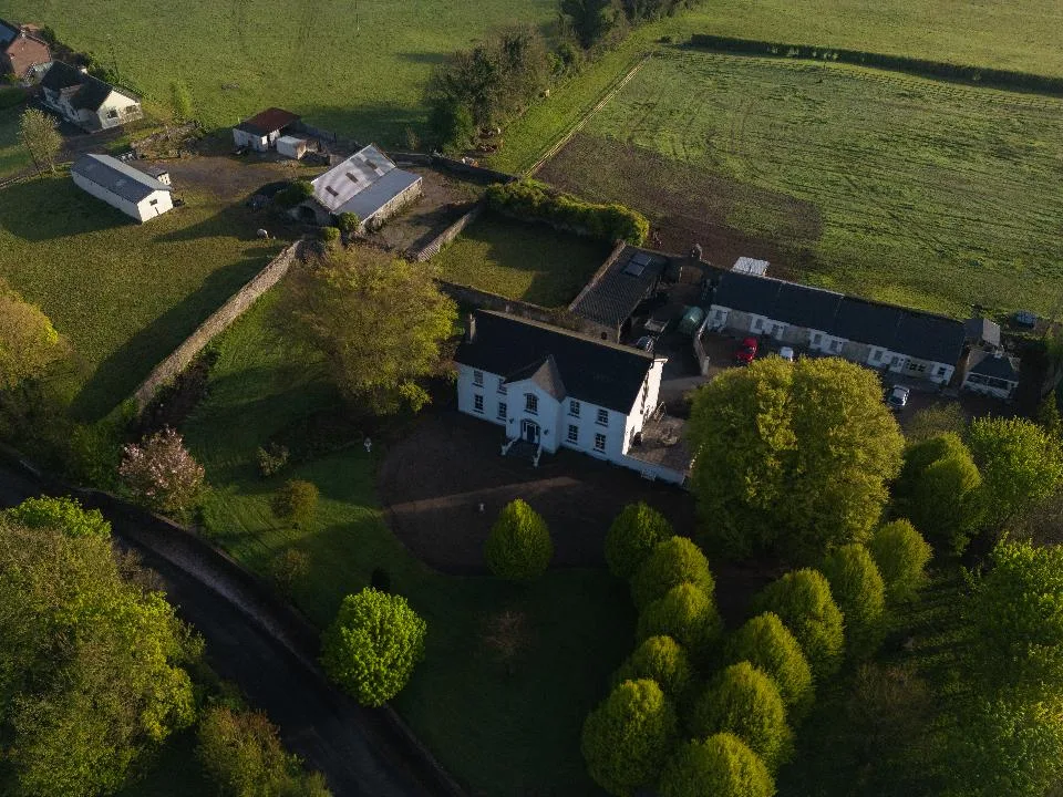 Aerial view of the Carriage Houses