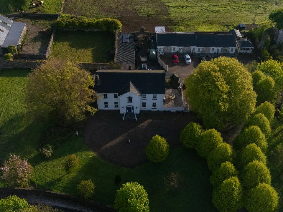 Aerial view of the Carriage Houses