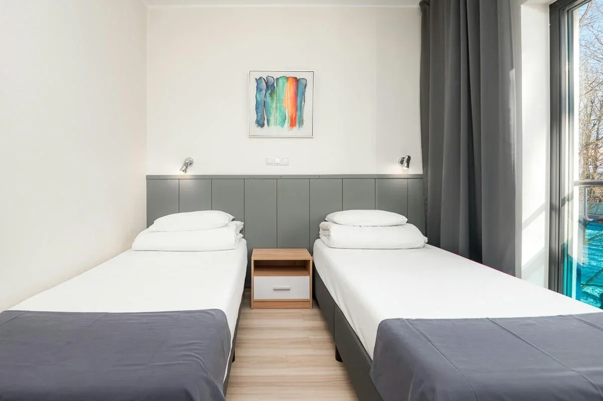 Habitación doble con dos camas separadas