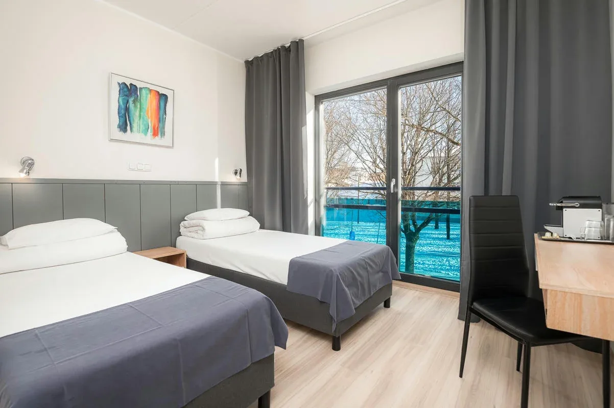 Habitación doble con dos camas separadas