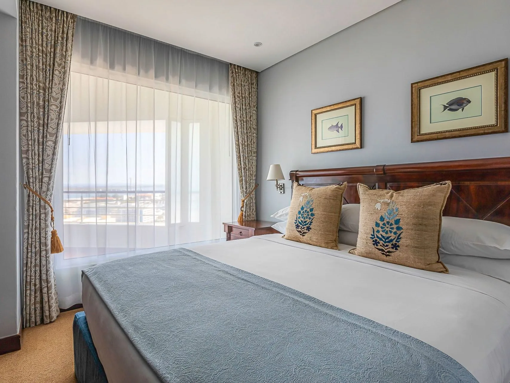 Bedroom arrangement in Presidential Suite