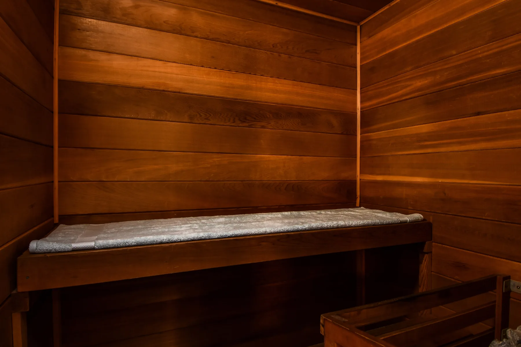 Sauna en la suite
