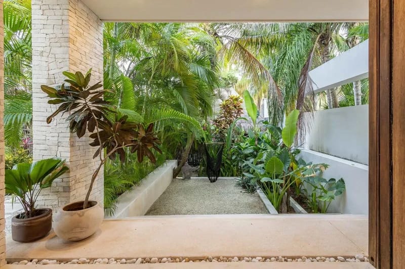Nature-Inspired Villa by the Caribbean in Tulum