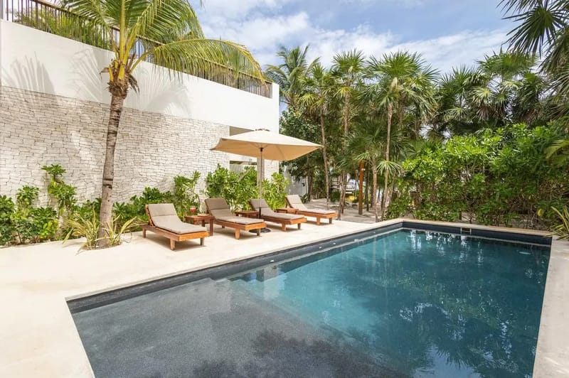 Nature-Inspired Villa by the Caribbean in Tulum