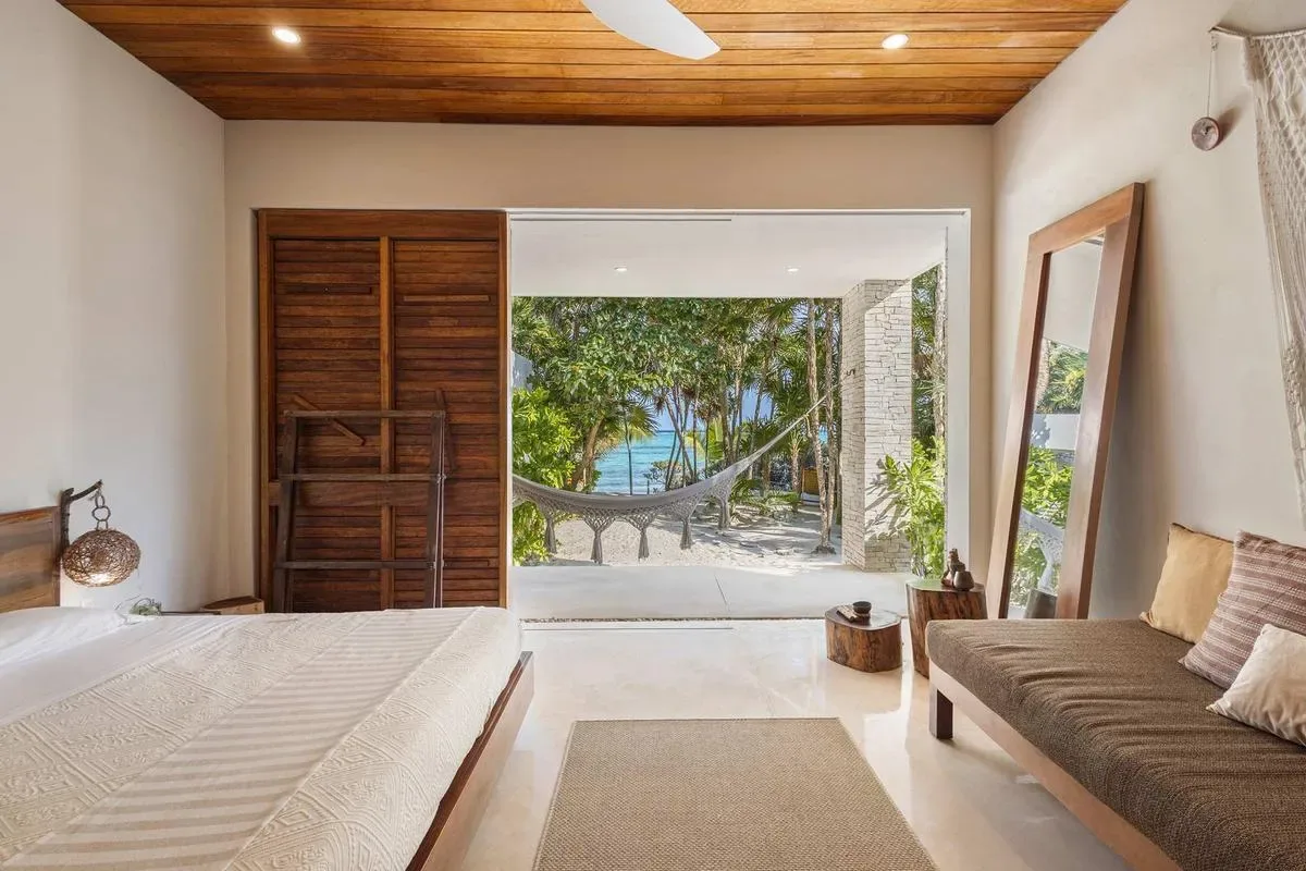 Nature-Inspired Villa by the Caribbean in Tulum