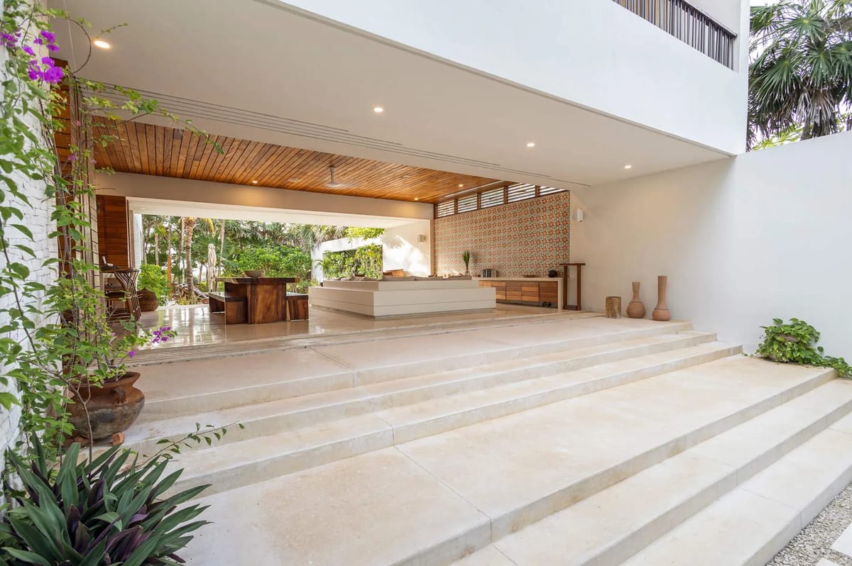 Nature-Inspired Villa by the Caribbean in Tulum