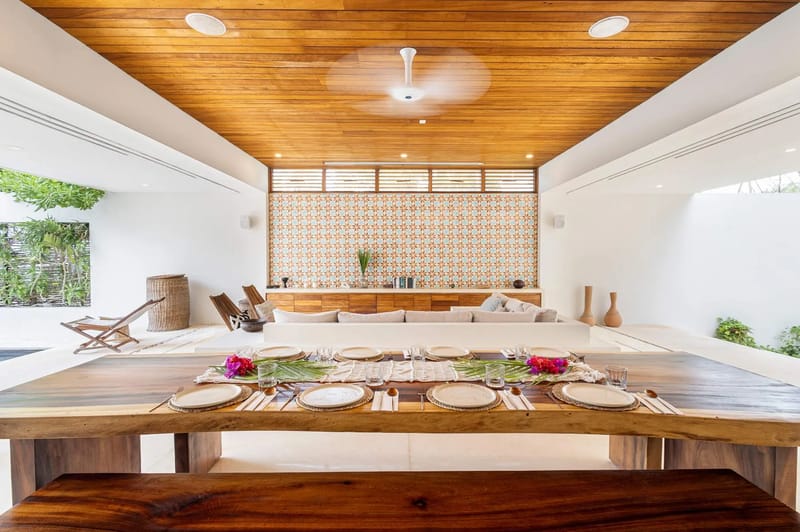 Nature-Inspired Villa by the Caribbean in Tulum