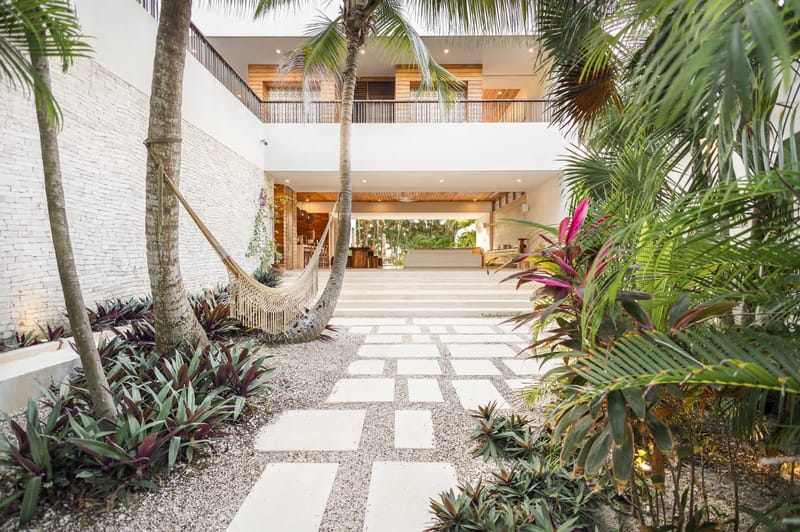 Nature-Inspired Villa by the Caribbean in Tulum