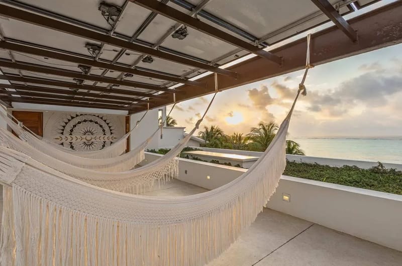 Nature-Inspired Villa by the Caribbean in Tulum