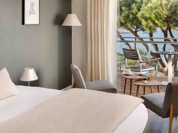 Detail of the superior sea-view double room