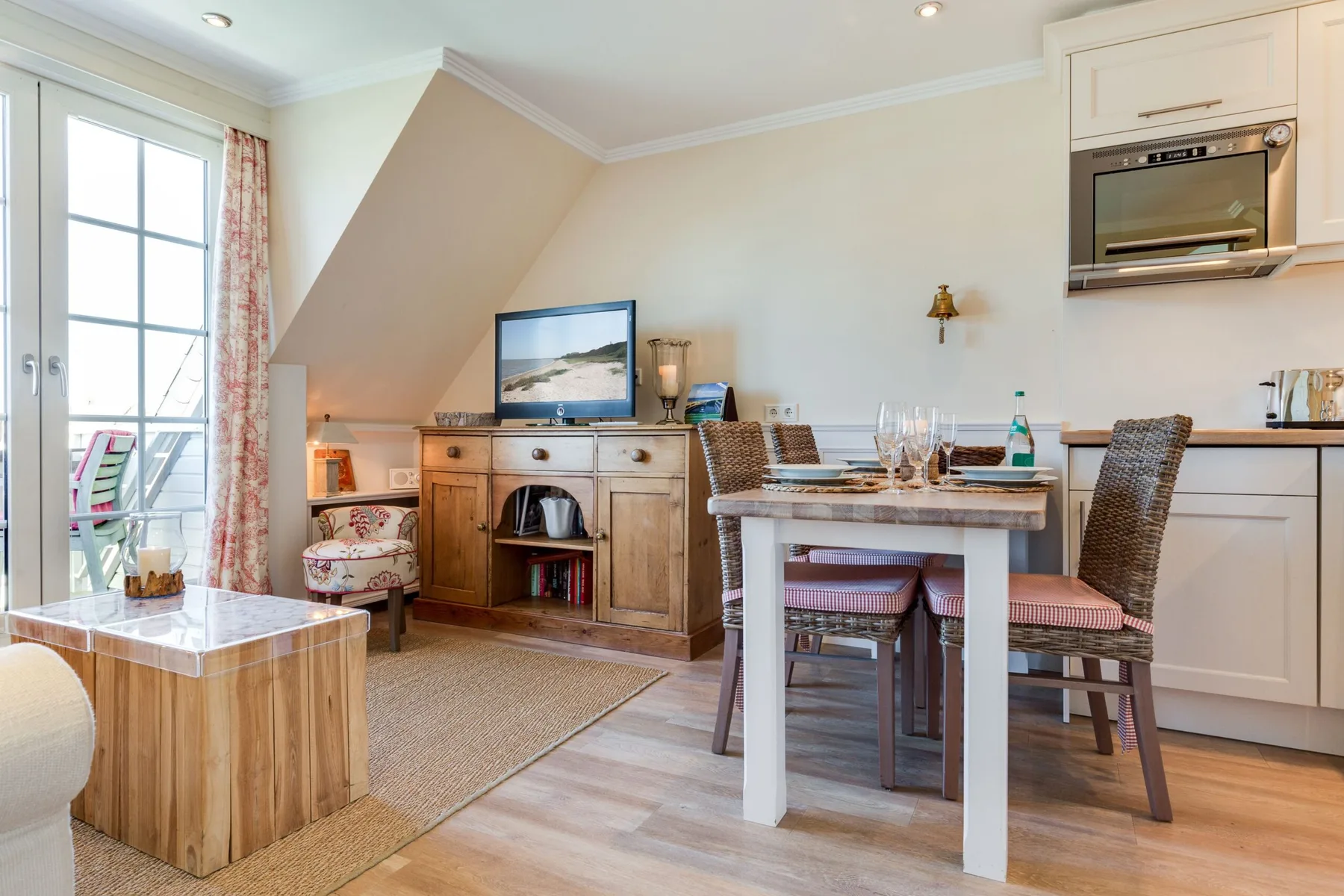 Unweit der Wenningstedter Promenade liegt das moderne Appartement im Wendinghüs