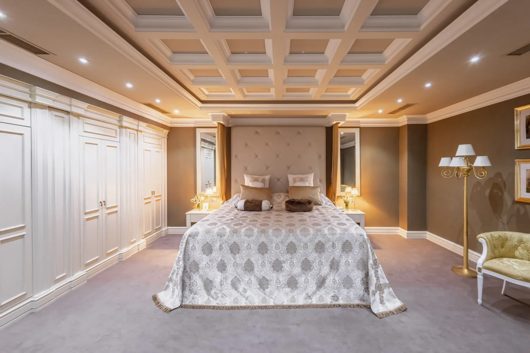 Interior de una habitación de hotel