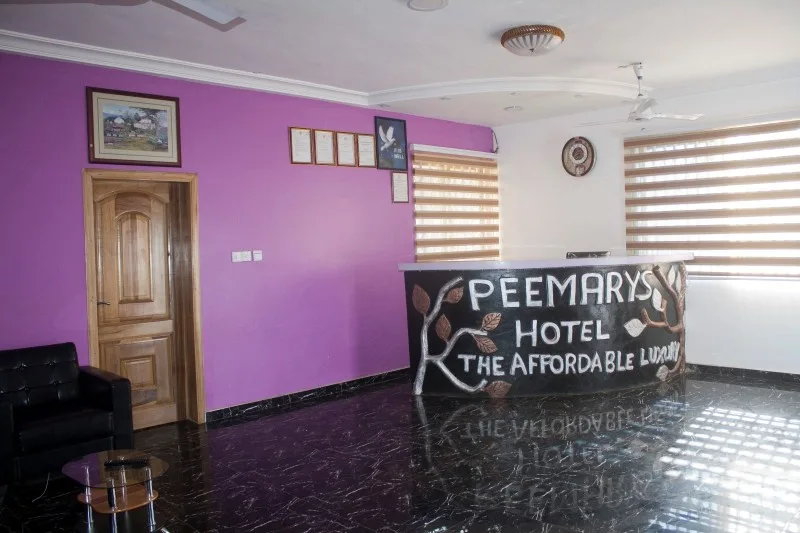 Recepción del hotel