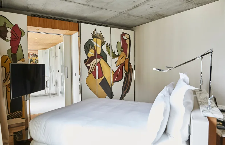 Deluxe room at Villa M.