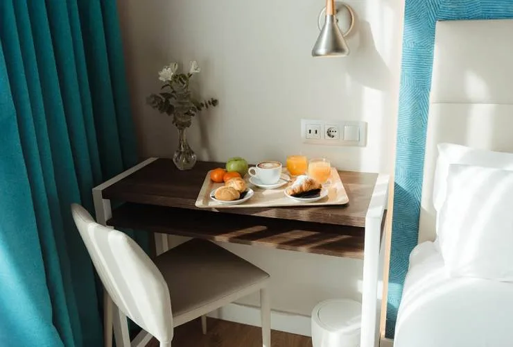 Hotel room-service area