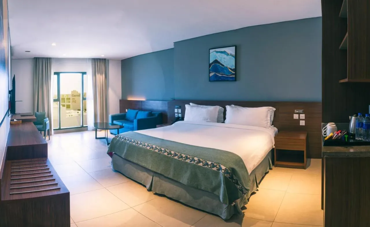 Habitación clásica con vistas al centro comercial