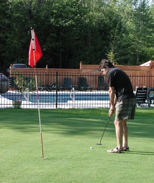 Golf y piscina