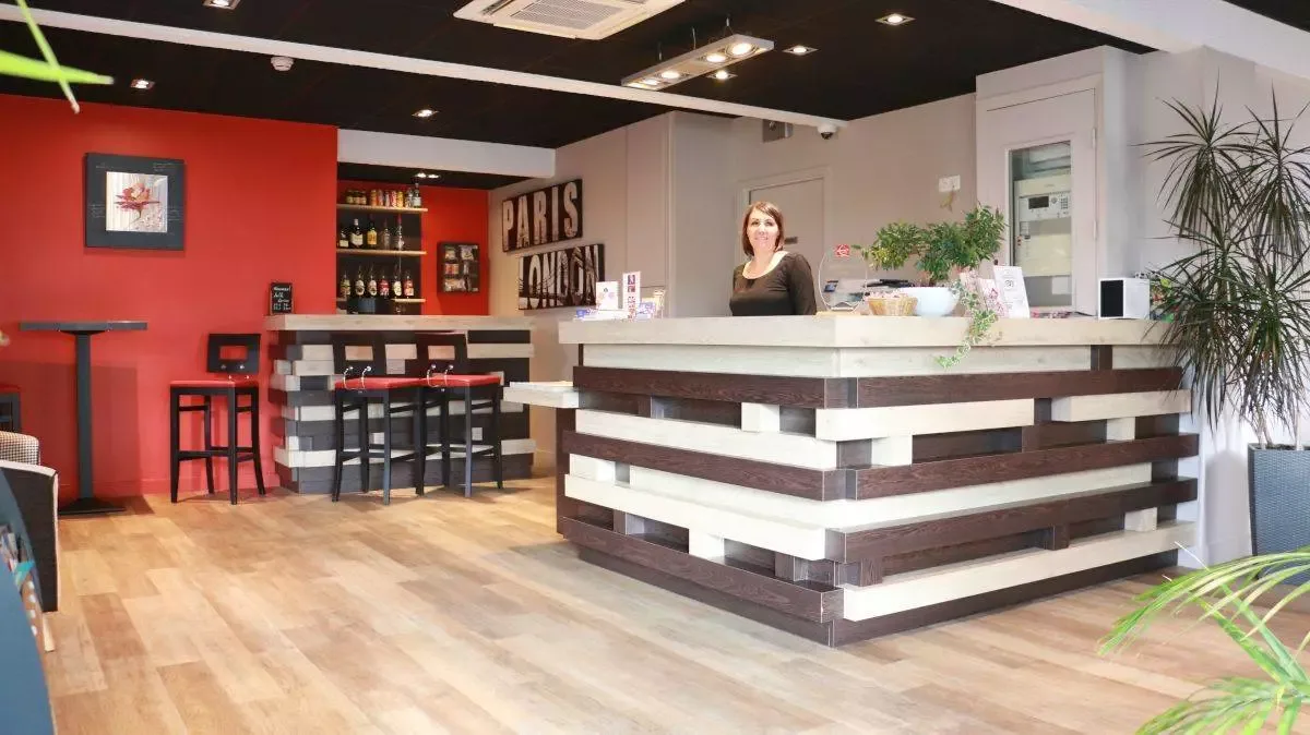 Recepción del hotel