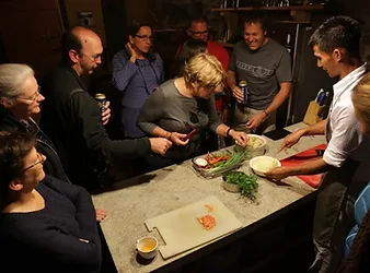 Bhutanese cooking class at Wangdue Eco Lodge
