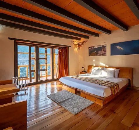 Deluxe room at Wangdue Eco Lodge