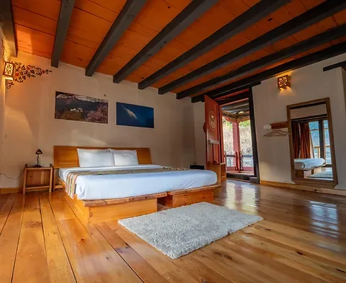 Deluxe room at Wangdue Eco Lodge